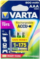 Photos - Battery Varta Toys Accu  2xAAA 800 mAh