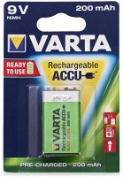 Battery Varta Rechargeable Accu 1xKrona 200 mAh 