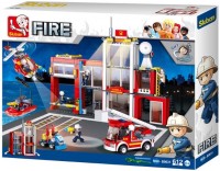 Photos - Construction Toy Sluban Fire Station M38-B0631 