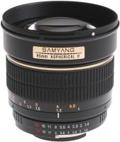 Camera Lens Samyang 85mm f/1.4 IF Aspherical 