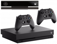 Photos - Gaming Console Microsoft Xbox One X + Gamepad + Game + Kinect 