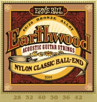 Photos - Strings Ernie Ball Earthwood Nylon Ball-End 28-42 