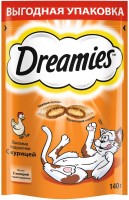 Photos - Cat Food Dreamies Treats with Tasty Chicken  140 g