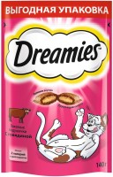 Photos - Cat Food Dreamies Treats with Tasty Beef  140 g