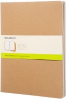 Notebook Moleskine Set of 3 Plain Cahier Journals XXL Beige 