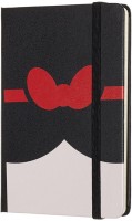 Photos - Notebook Moleskine Snow White Ruled Notebook Pocket Black 