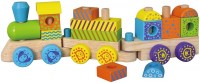 Photos - Construction Toy VIGA Stacking Train 50572B 