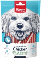 Photos - Dog Food Wanpy Chicken Jerky/Codfish Sandwiches 100 g 