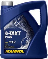 Photos - Engine Oil Mannol 4-Takt Plus 10W-40 4 L