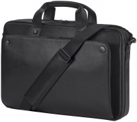Photos - Laptop Bag HP Leather Black Top Load 17.3 17.3 "