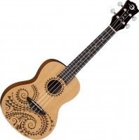 Acoustic Guitar Luna Uke Tattoo Spruce Concert 
