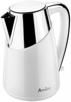 Photos - Electric Kettle Amica KFT 5021 2200 W 1.7 L  white