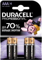 Photos - Battery Duracell  4xAAA Professional MN2400