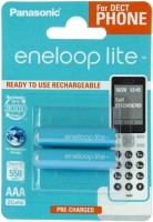 Photos - Battery Panasonic Eneloop Lite Dect  2xAAA 550 mAh