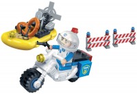 Photos - Construction Toy BanBao Police Motor and Boat 7018 