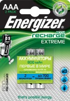 Photos - Battery Energizer Extreme  2xAAA 800 mAh