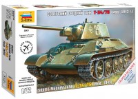 Photos - Model Building Kit Zvezda Soviet Medium Tank T-34/76 mod. of 1943 (1:72) 