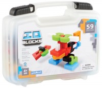 Photos - Construction Toy Guidecraft IO Blocks 59 Piece Travel Set G9604 