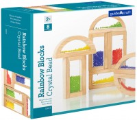 Photos - Construction Toy Guidecraft Rainbow Blocks Crystal Bead G3012 