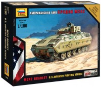 Photos - Model Building Kit Zvezda US Infantry Fighting Vehicle M2A2 Bradley (1:100) 