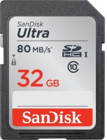 Photos - Memory Card SanDisk Ultra 80MB/s SD UHS-I Class 10 32 GB