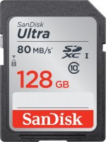 Photos - Memory Card SanDisk Ultra 80MB/s SD UHS-I Class 10 128 GB