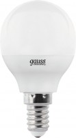 Photos - Light Bulb Gauss LED ELEMENTARY G45 8W 2700K E14 53118 