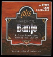 Photos - Strings GHS Banjo Stainless Steel 11-42 