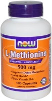Photos - Amino Acid Now L-Methionine 500 mg 100 cap 