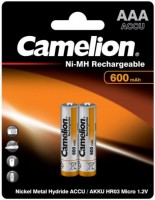 Photos - Battery Camelion  2xAAA 600 mAh