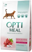 Photos - Cat Food Optimeal Adult Veal  650 g