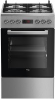 Photos - Cooker Beko FSM 51330 DXDT stainless steel