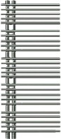 Photos - Heated Towel Rail Zehnder Yucca Star (500x1100)