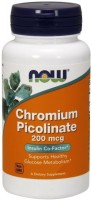 Photos - Fat Burner Now Chromium Picolinate 200 mcg 100