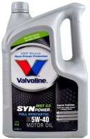 Photos - Engine Oil Valvoline Synpower MST C3 5W-40 5 L