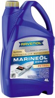 Photos - Engine Oil Ravenol Marineoil Petrol 25W-40 Synthetic 4 L