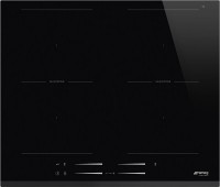 Photos - Hob Smeg SI2M7643B black