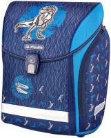 Photos - School Bag Herlitz Midi Plus Blue Dino 