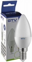 Photos - Light Bulb GTV LED C37 5W 3000K E14 