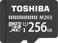 Photos - Memory Card Toshiba M203 microSD UHS-I U1 256 GB