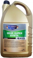 Photos - Gear Oil Aveno Gear Super Synth 75W-90 5 L