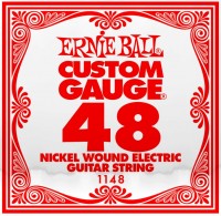 Photos - Strings Ernie Ball Single Nickel Wound 48 