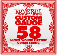 Photos - Strings Ernie Ball Single Nickel Wound 58 