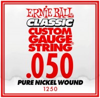 Photos - Strings Ernie Ball Single Pure Nickel Wound 50