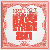 Photos - Strings Ernie Ball Single Nickel Wound Bass 80 