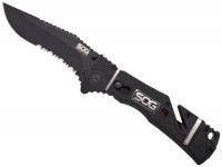 Photos - Knife / Multitool SOG Trident Elite Black Blade 