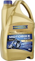 Photos - Engine Oil Ravenol Motobike 4-T Ester 5W-40 4 L