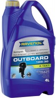 Photos - Engine Oil Ravenol Outboardoel 4T 10W-30 4 L