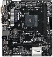 Photos - Motherboard ASRock X370M-HDV 