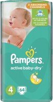 Photos - Nappies Pampers Active Baby-Dry 4 / 64 pcs 